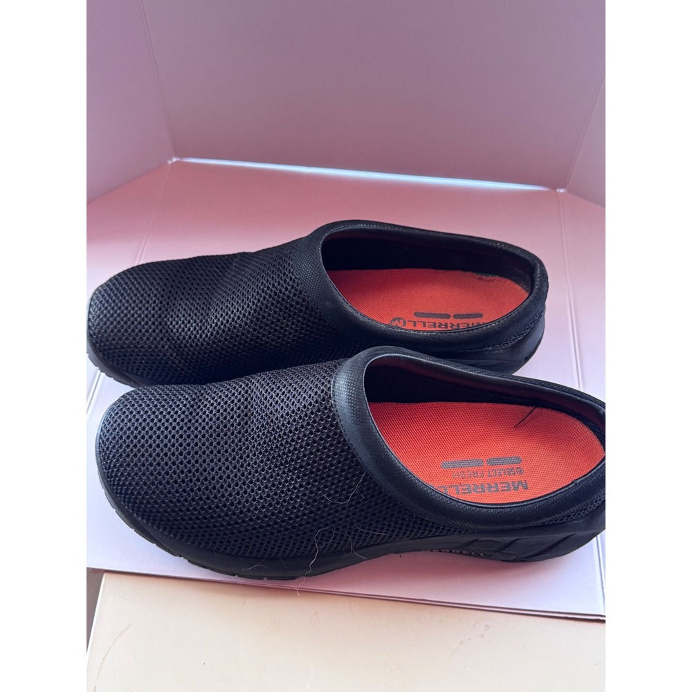 Merrell Encore Breeze 3 Black Mesh Slip On Clogs Mules J598434 Womens 10
